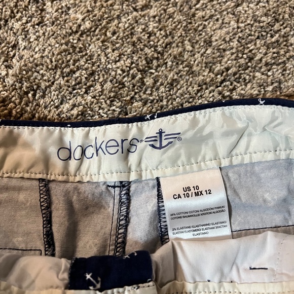 Docker Nautical Navy Anchor Shorts - Picture 3 of 3